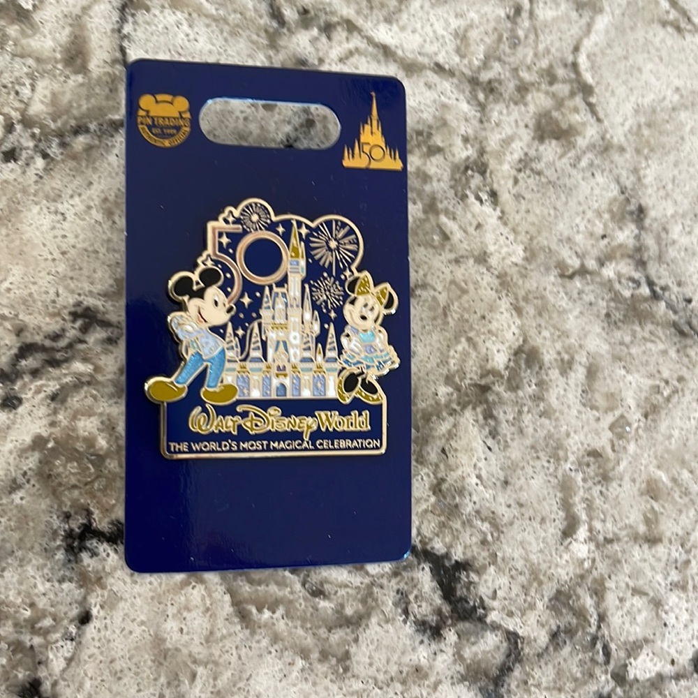Walt Disney World 50th Anniversary Trading Pin